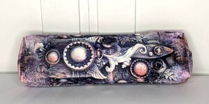 Prima Marketing Large Art Tool Pouch - Multicolor SteamPunk Style, Zipper